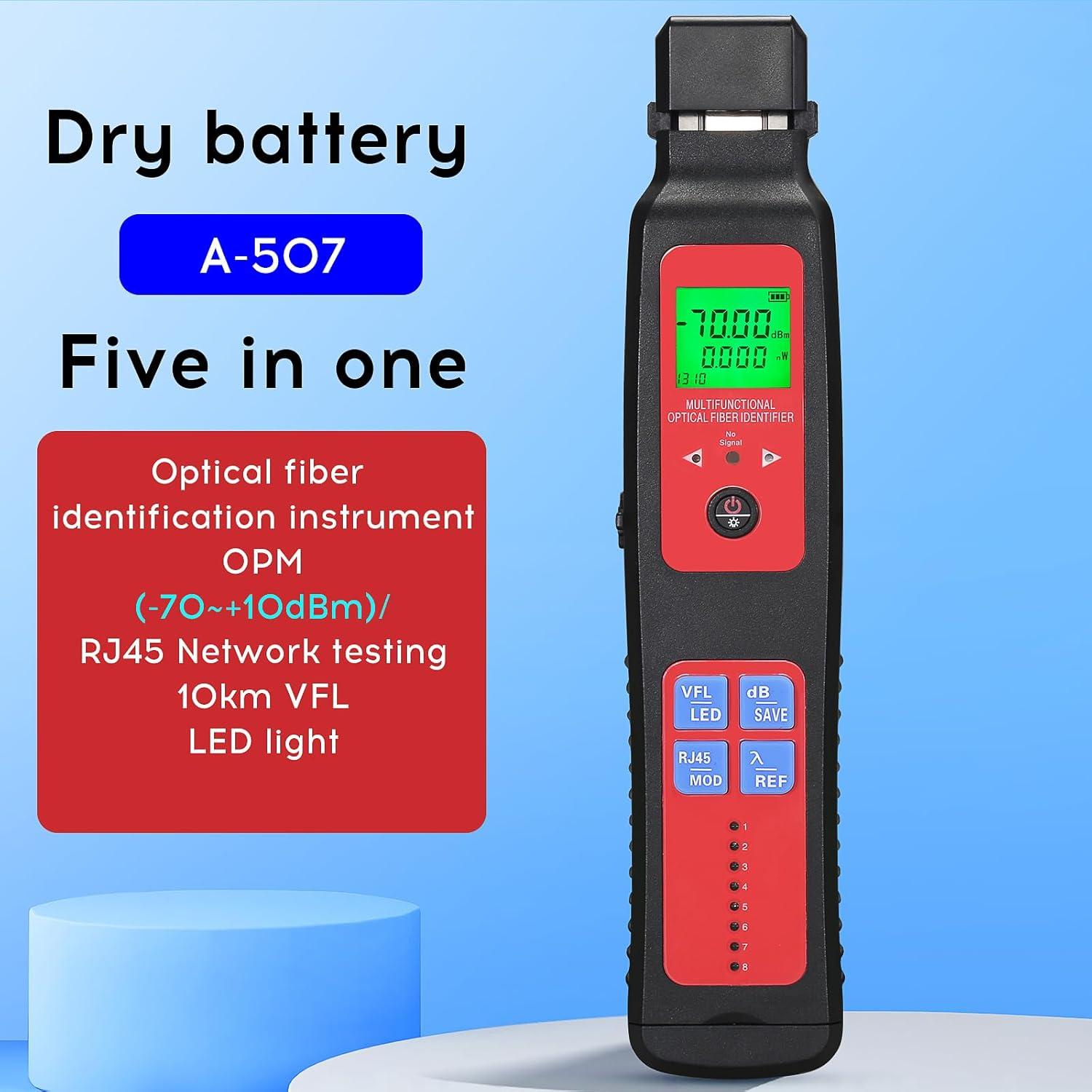 Identificador de Fibra Óptica L-507 BAOSHLA 10KM Medidor Potencia