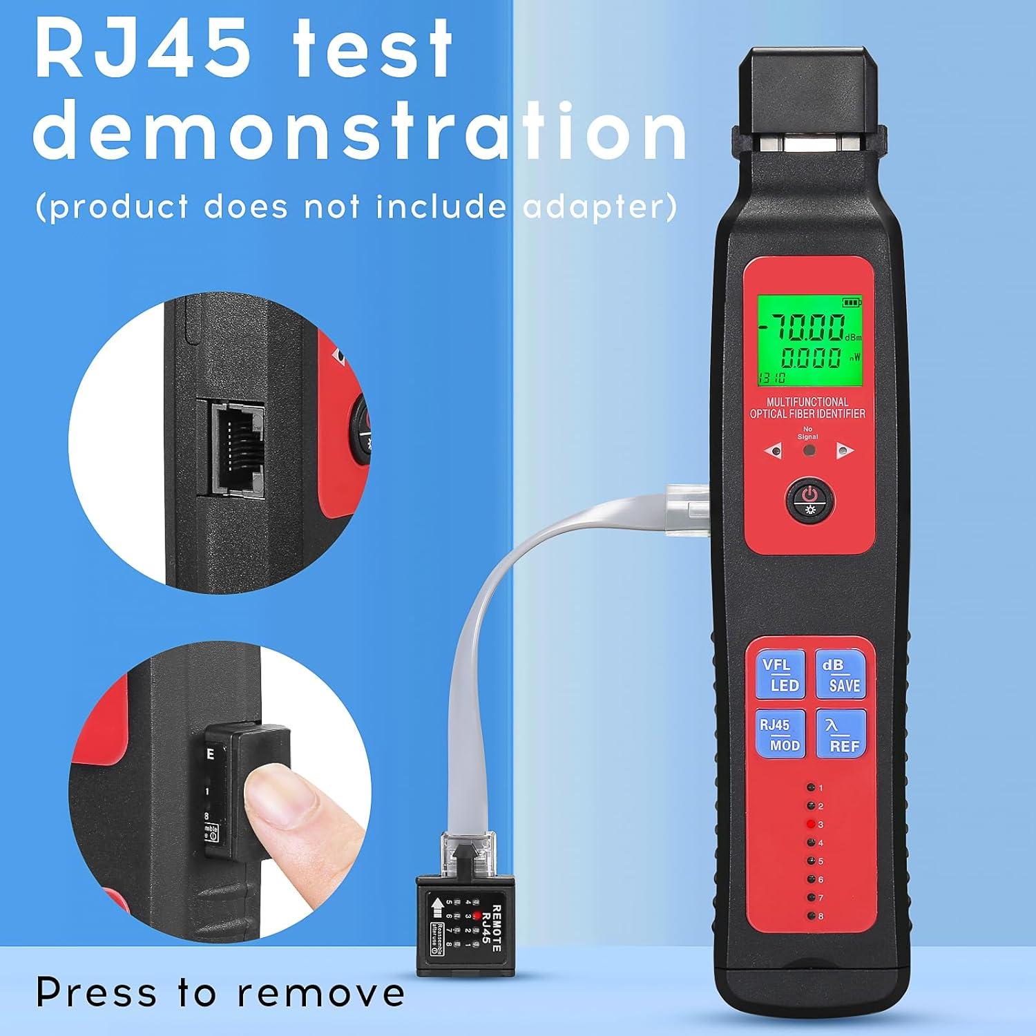 Identificador de Fibra Óptica L-507 BAOSHLA 10KM Medidor Potencia