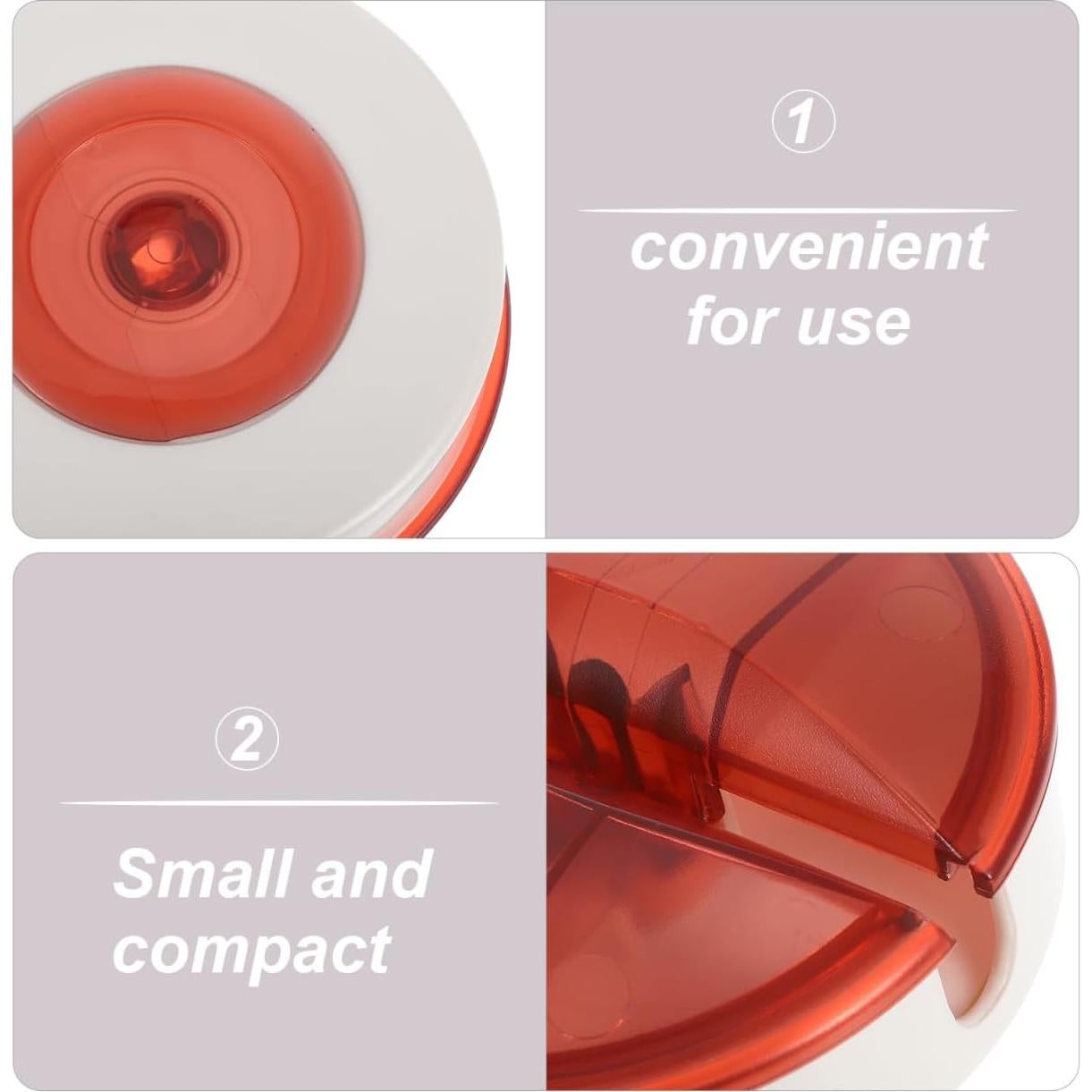 Organizador de Cables SUPVOX 4 Piezas 8x8x2.3cm Polipropileno