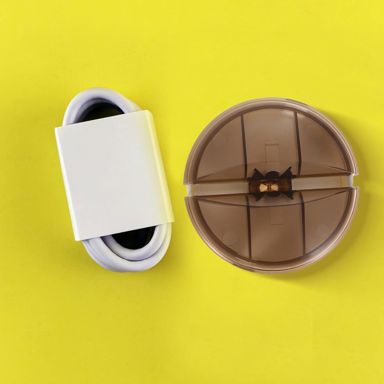 Organizador de Cables SUPVOX 4 Piezas 8x8x2.3cm Polipropileno