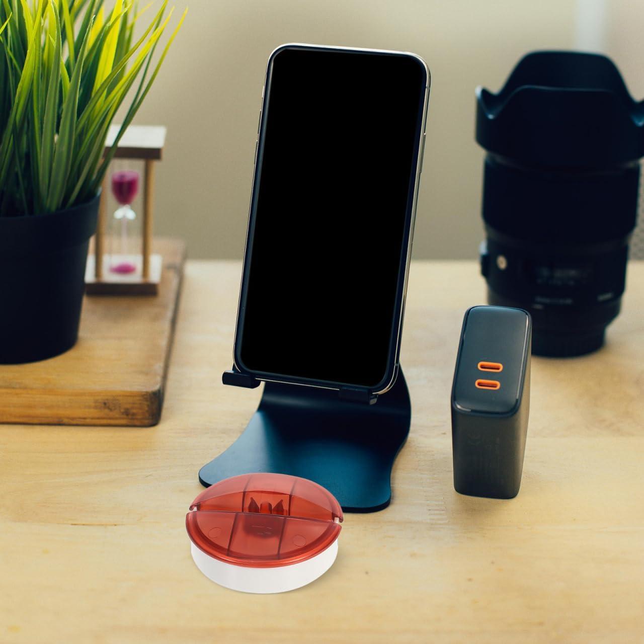 Organizador de Cables SUPVOX 4 Piezas 8x8x2.3cm Polipropileno