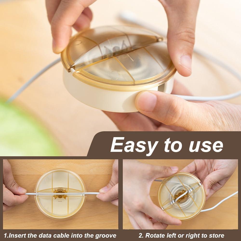 Organizador de Cables Retráctil Havaro SD-2109 Marrón Café