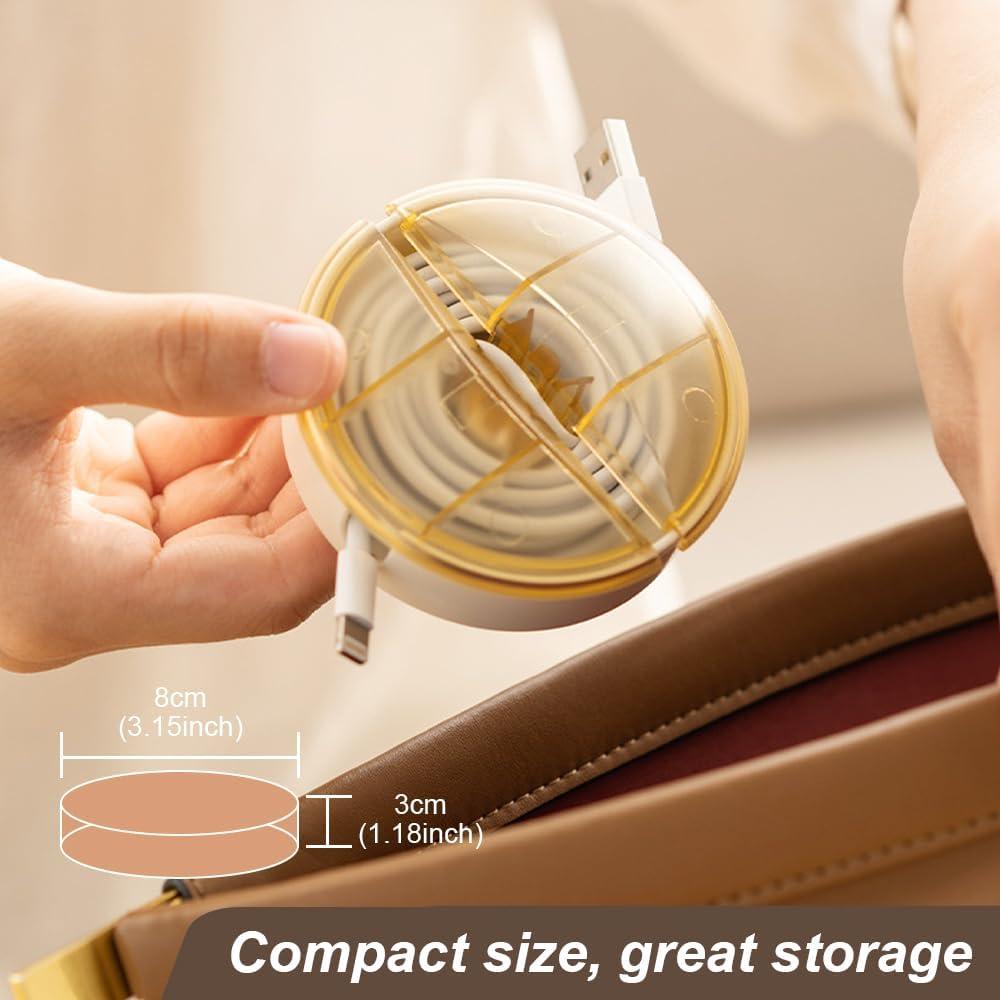 Organizador de Cables Retráctil Havaro SD-2109 Marrón Café