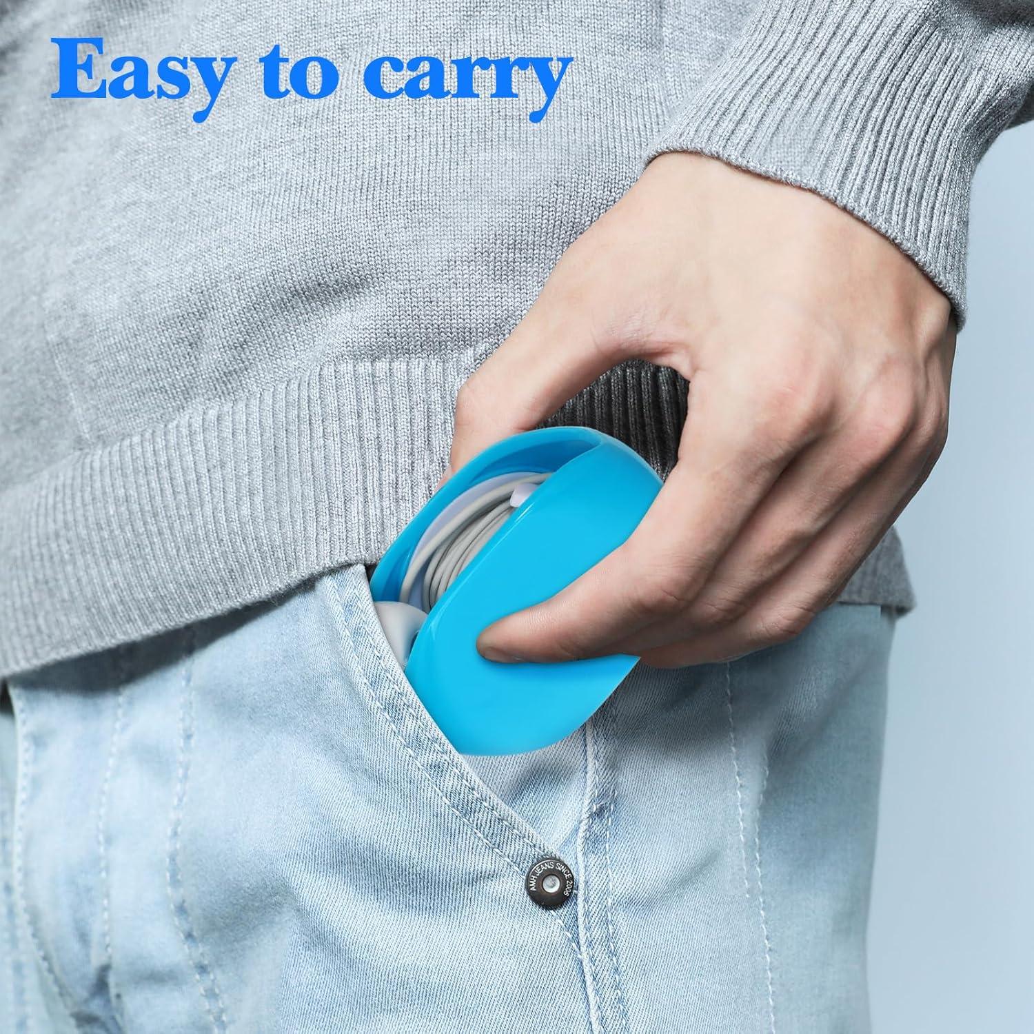 Paquete de 4 Enrolladores Automáticos de Cable UKCOCO