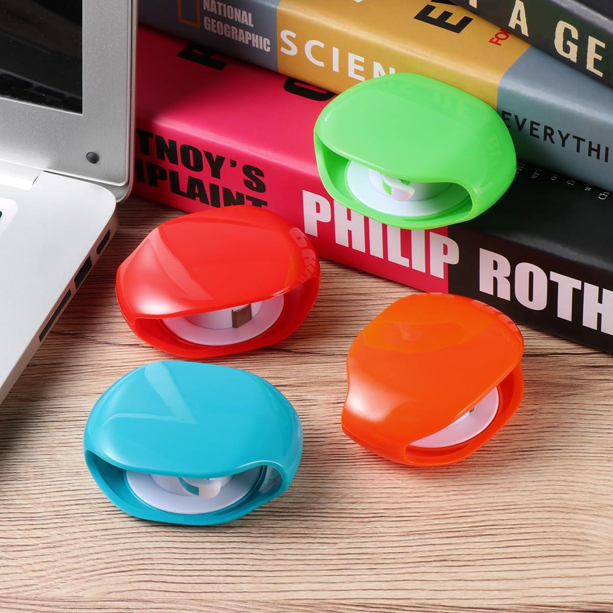 Paquete de 4 Enrolladores Automáticos de Cable UKCOCO