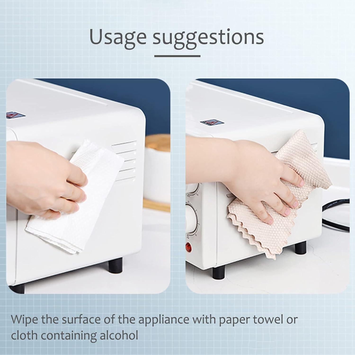 Organizador de Cables de Cocina IUULOB - 12 Paquete Negro y Gris