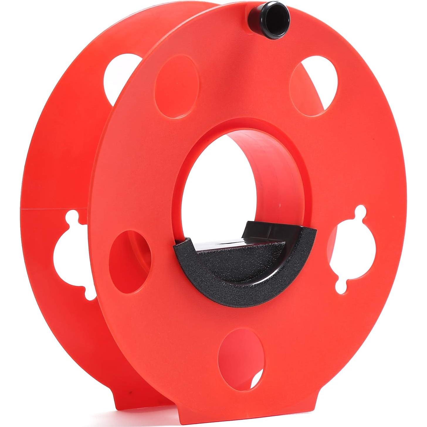 Carrete de Almacenamiento de Cable Homeon Wheels 30.48m Rojo