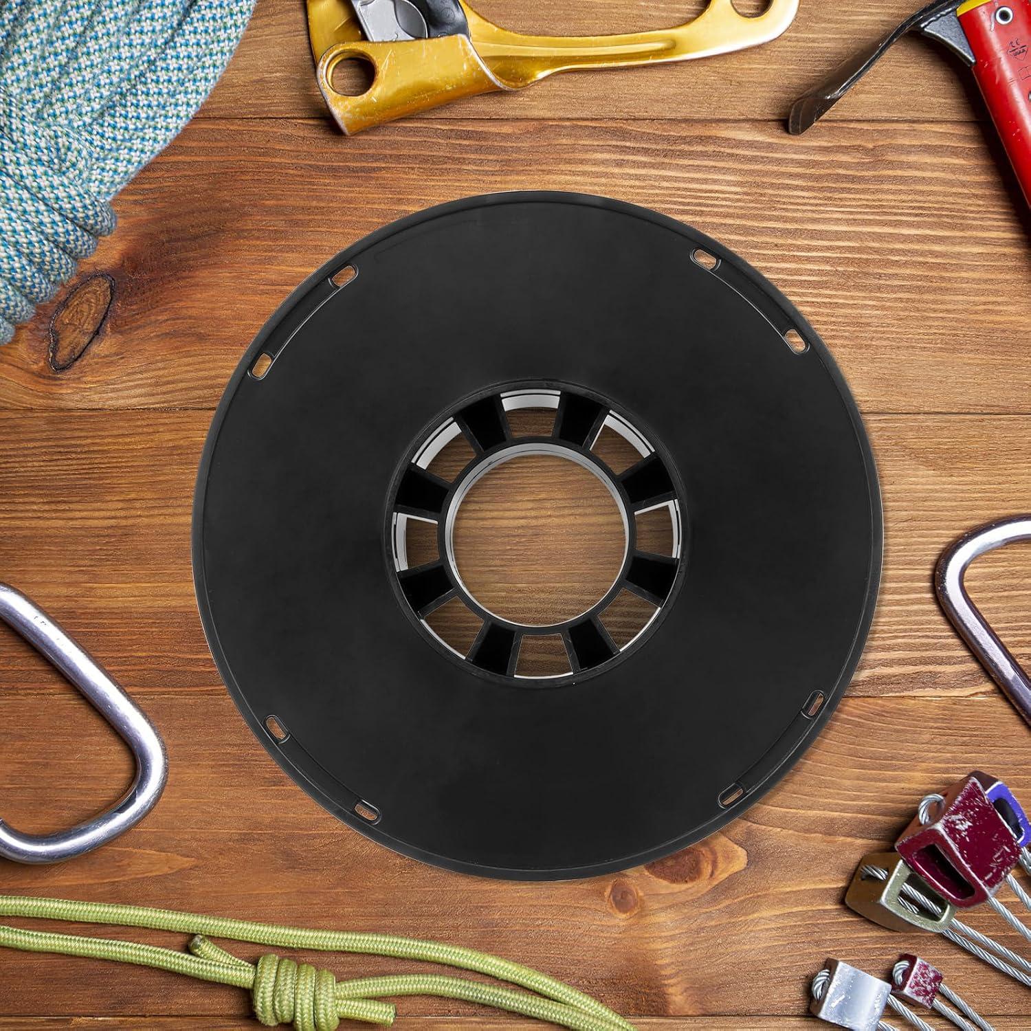 Carrete de Almacenamiento de Cuerda Angoily 20x20cm Negro