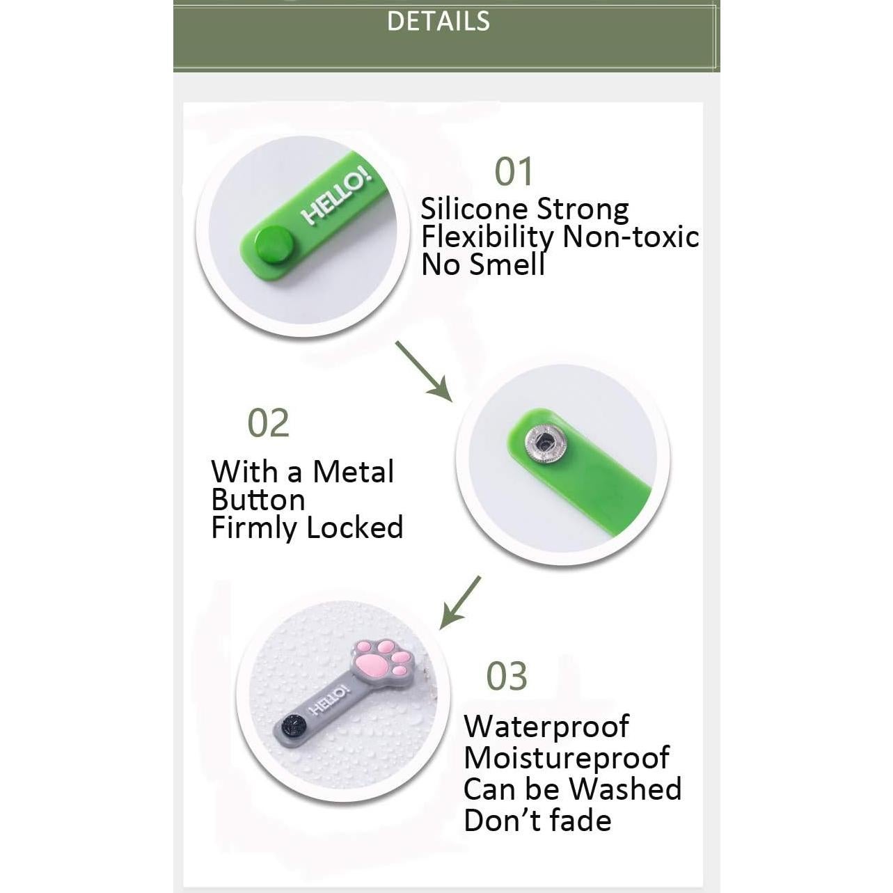 Organizador de Cables en Silicona Novo Tee - 5 Piezas Fruta