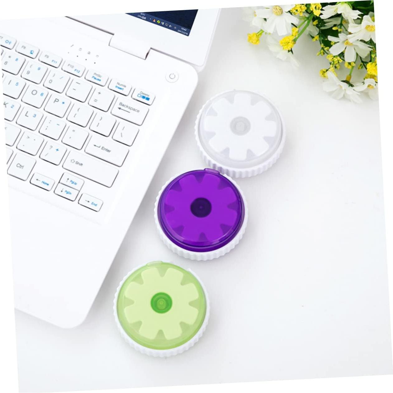 Caja Organizadora de Cables HOMSFOU Blanca Compacta 5.5cm