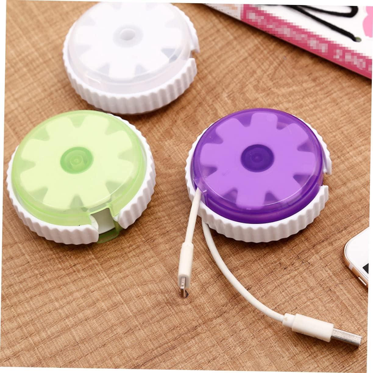 Caja Organizadora de Cables HOMSFOU Blanca Compacta 5.5cm