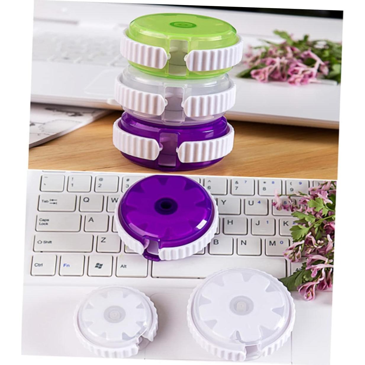 Caja Organizadora de Cables HOMSFOU Blanca Compacta 5.5cm