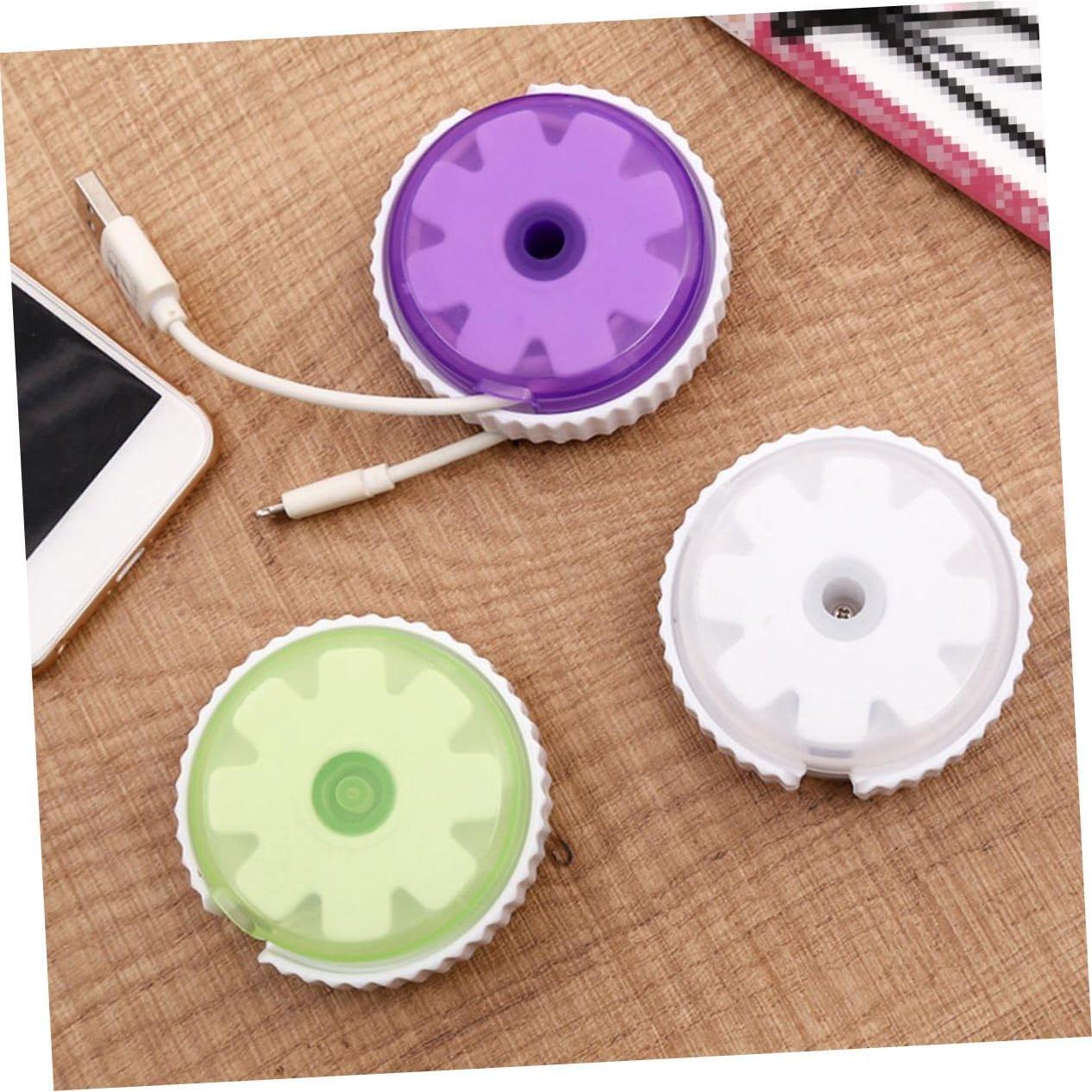 Caja Organizadora de Cables HOMSFOU Blanca Compacta 5.5cm