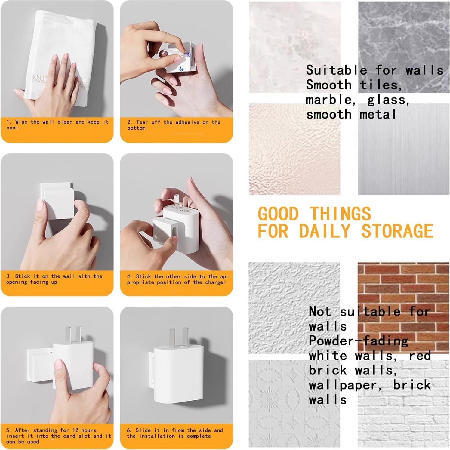 Enrollador de Cable de Cargador Móvil Blanco - Organizador S12