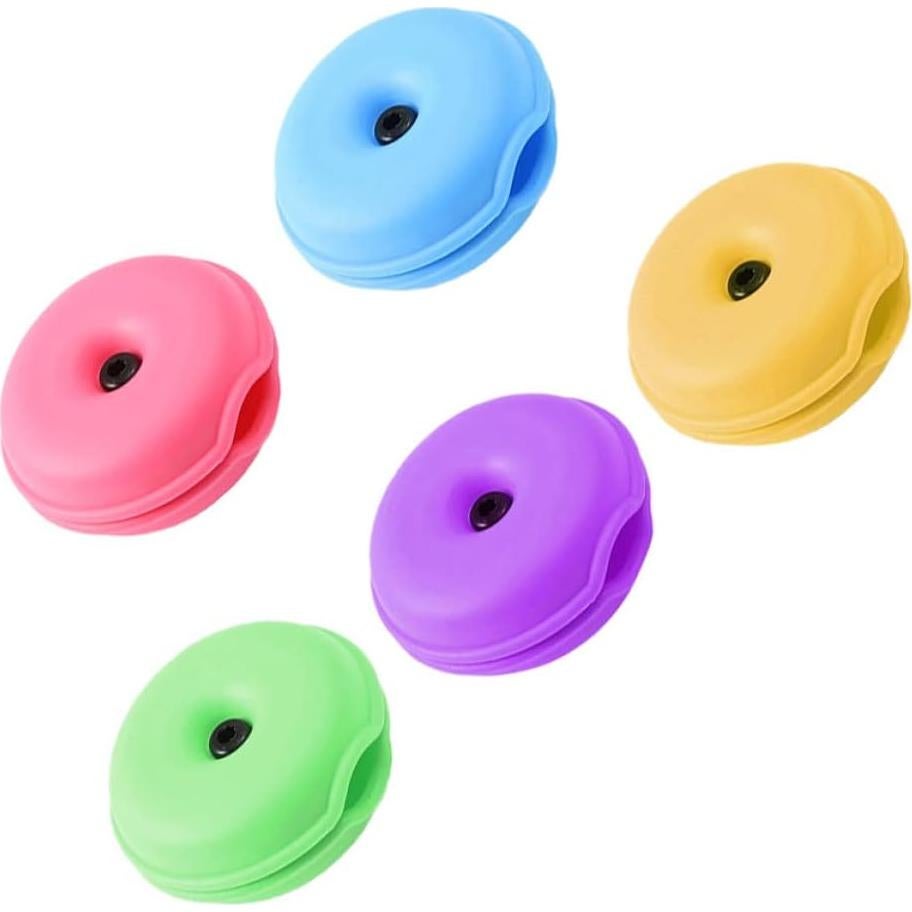 Organizador de Cables Zerodeko 15 Pcs Tortuga Colorido TPR