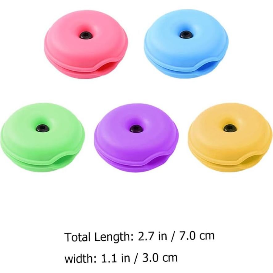 Organizador de Cables Zerodeko 15 Pcs Tortuga Colorido TPR