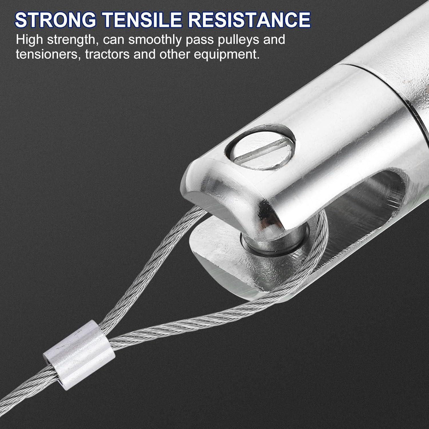 Swivel de Tirar Cable PATIKIL 5 Toneladas, Aleación Duradera