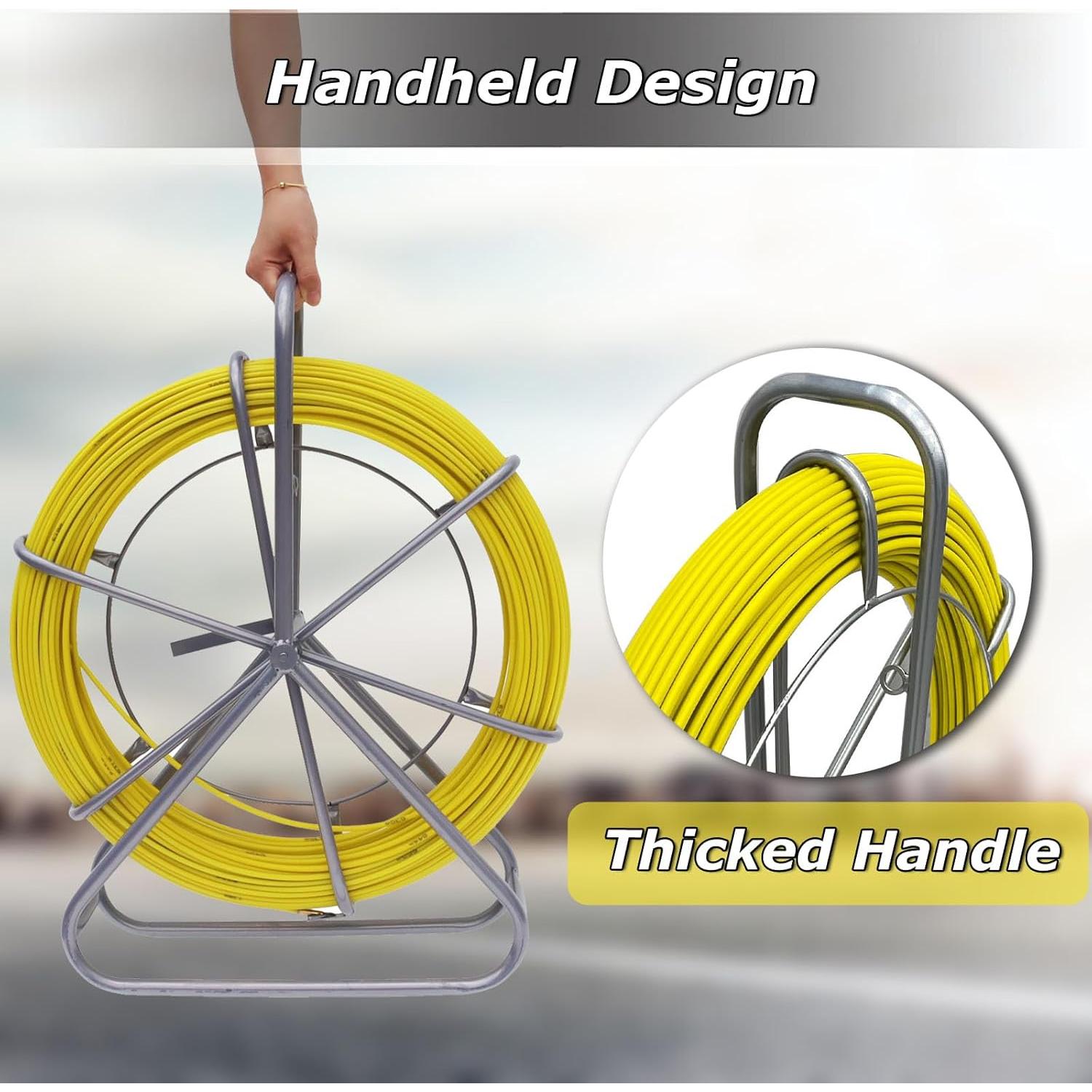 Cinta de Pesca Fibra de Vidrio INTSUPERMAI 6mm x 130m