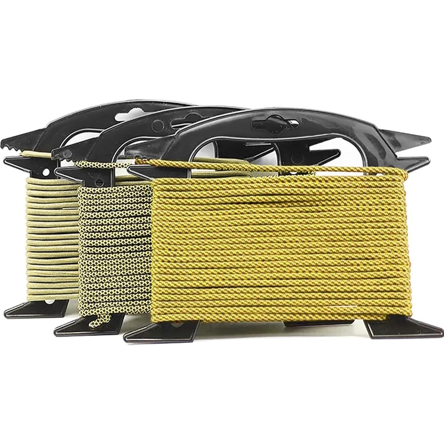 4 Enrolladores de Cuerda Xelsluthe, Organizador Negro 19.5x15cm