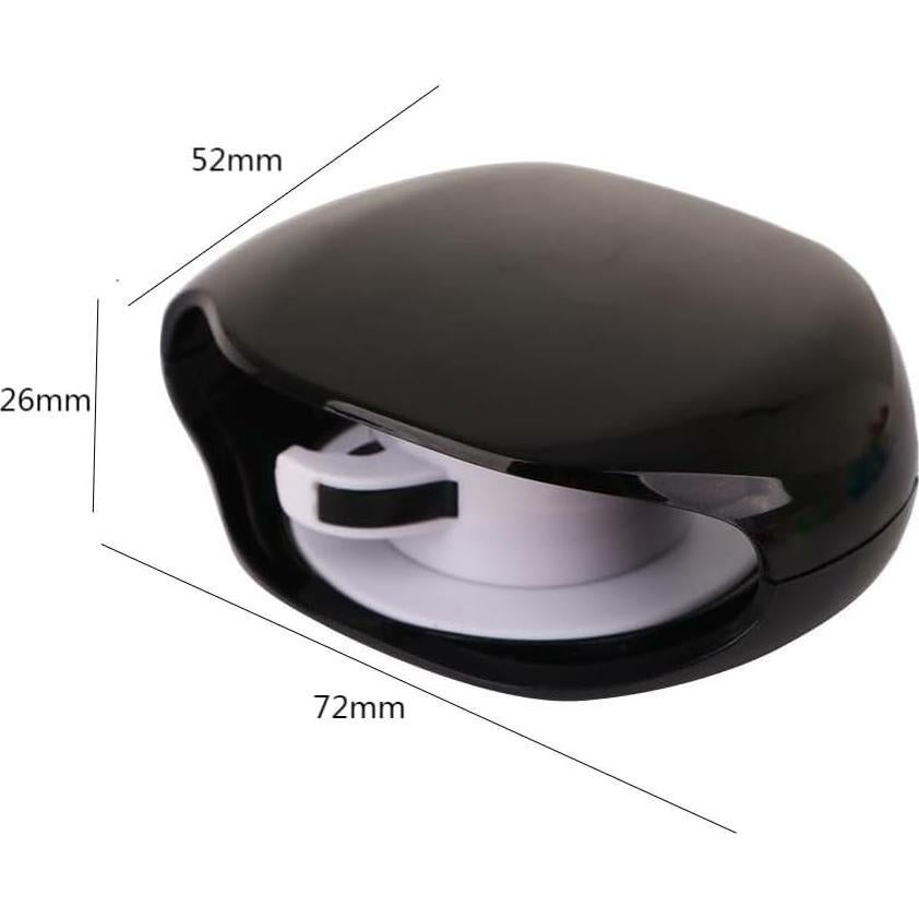 Organizador de Cables Retráctil Kopida 2 Pcs Negro