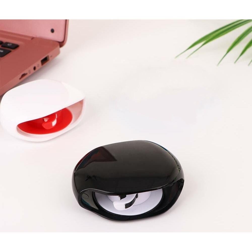 Organizador de Cables Retráctil Kopida 2 Pcs Negro