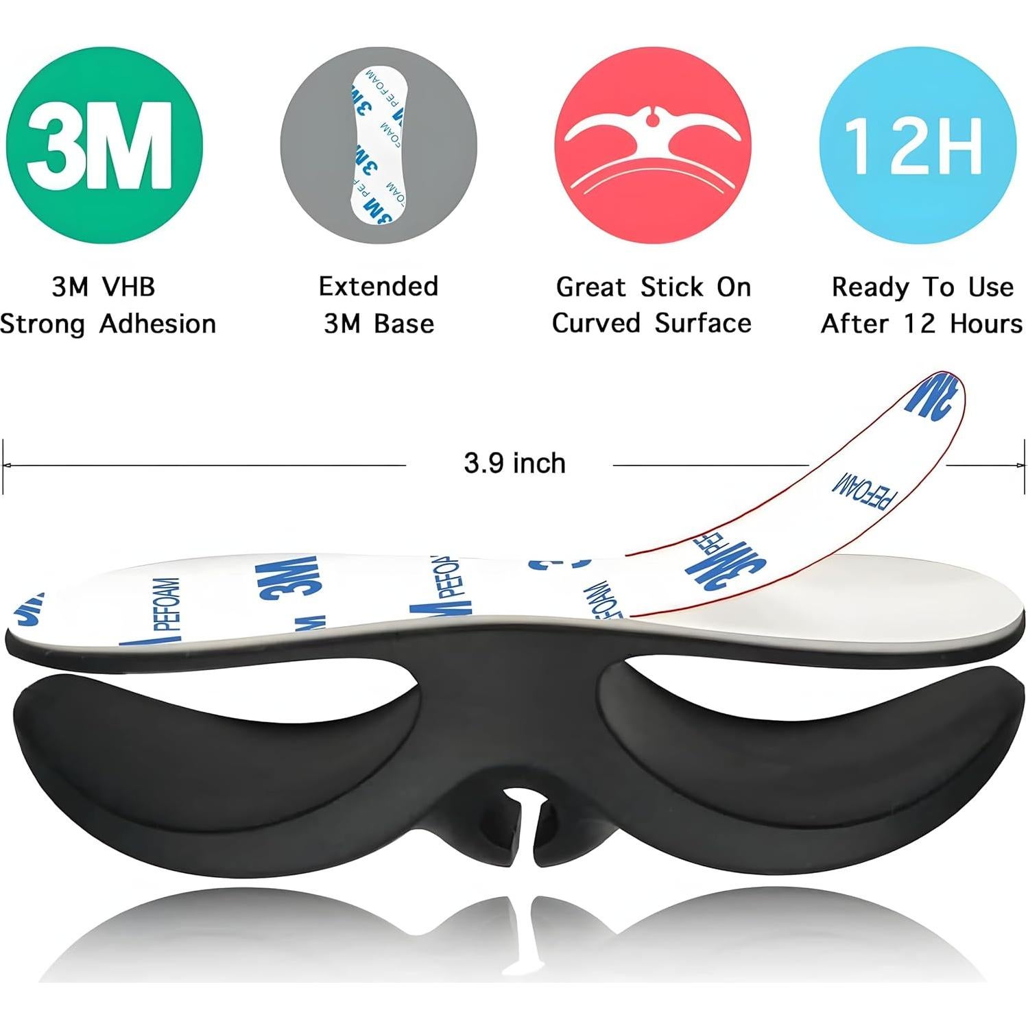 Organizador de Cables JuJube para Electrodomésticos - 4 Piezas Negro