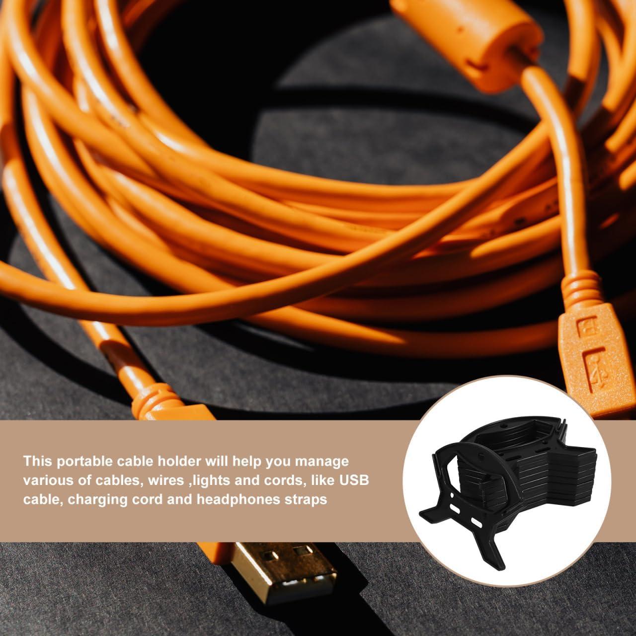 Organizador de Cuerda Homoyoyo 10 Pcs Enrollador de Cable