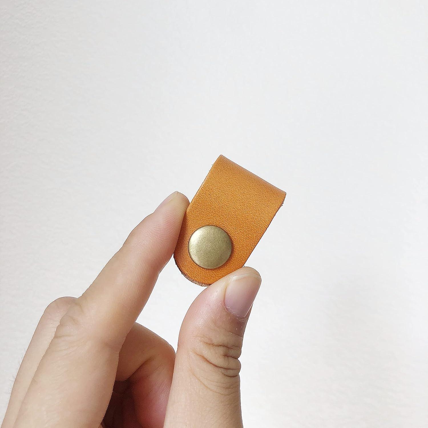 Organizador de Cables de Cuero VIRFONOR - Juego de 12 Piezas