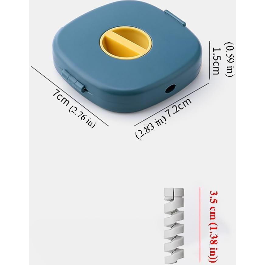 Organizador de Cable Retráctil Mini 4 PCS + 8 Protectores de Silicona