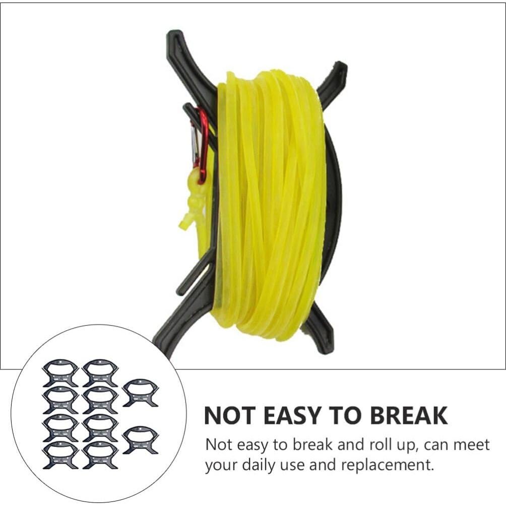 Organizador de Cuerda DOITOOL 10PCS 13x9.9cm Negro