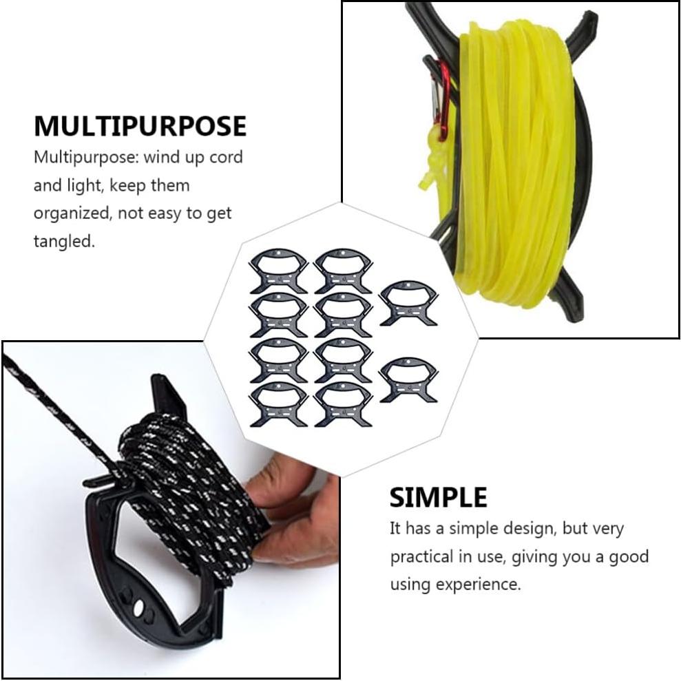 Organizador de Cuerda DOITOOL 10PCS 13x9.9cm Negro