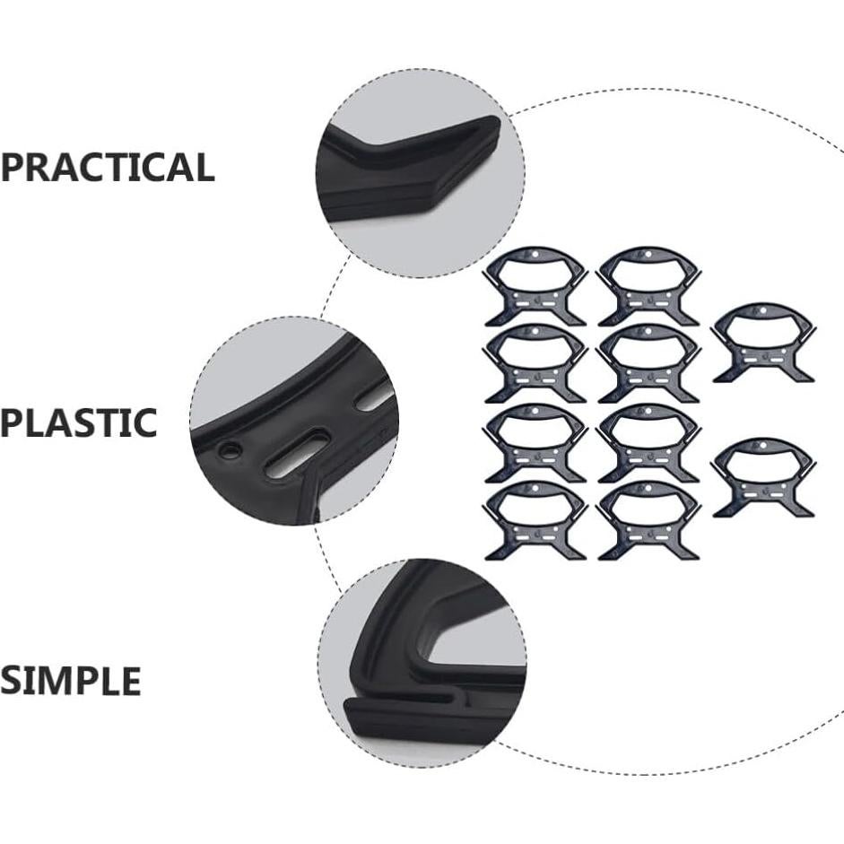 Organizador de Cuerda DOITOOL 10PCS 13x9.9cm Negro