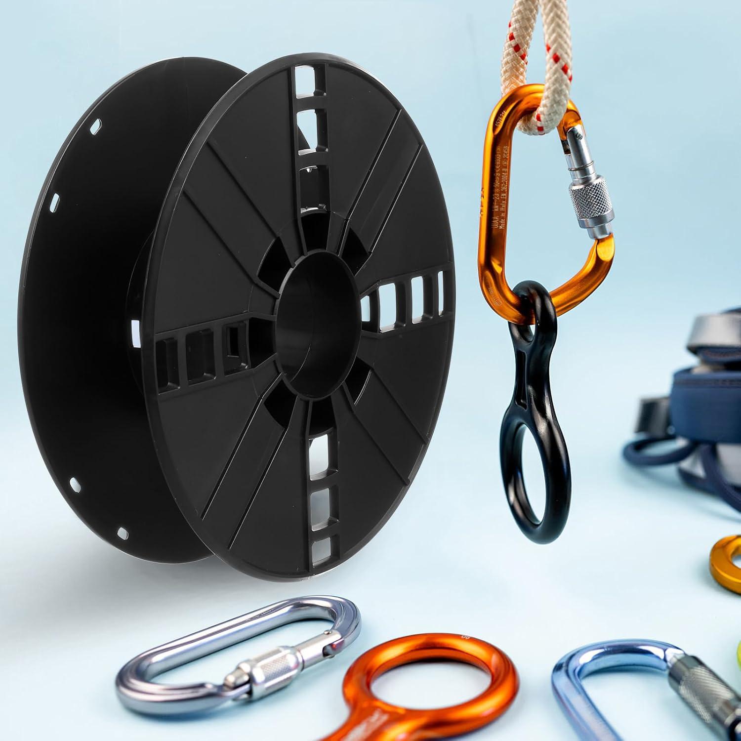 Carrete de Almacenamiento de Cable NOLITOY 20x20cm Negro