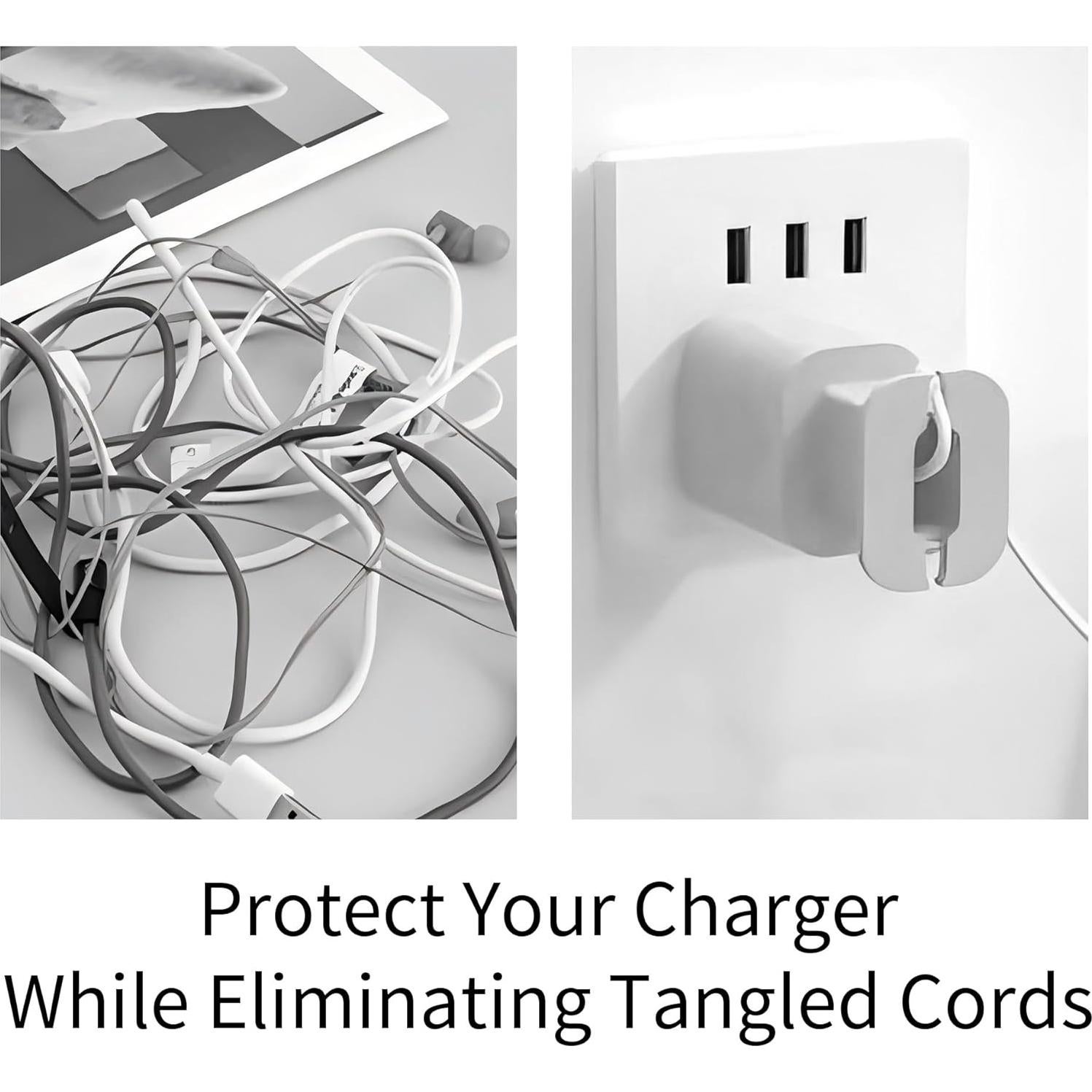 Funda de Cargador de Silicona 2 en 1 L-WASH para iPhone