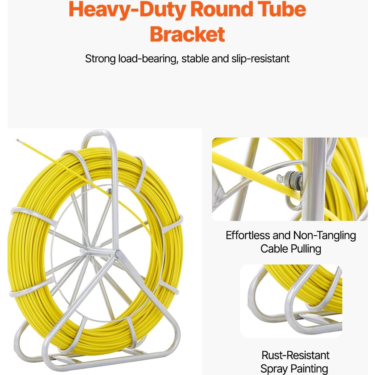 Cinta de Ducto de Fibra de Vidrio VEVOR 200 m x 6.35 mm