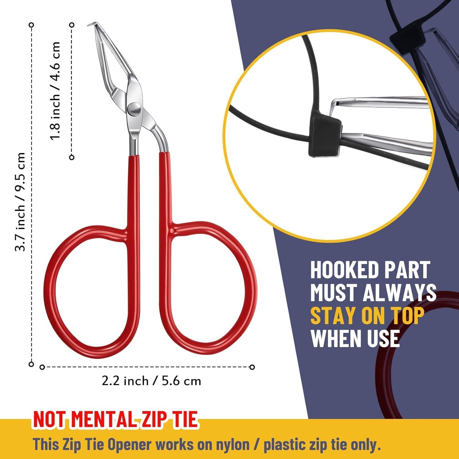 Herramienta de Sujeción de Cables Lasnten con Abridor y Caja