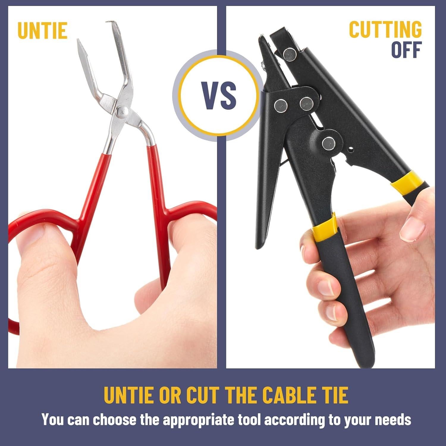 Herramienta de Sujeción de Cables Lasnten con Abridor y Caja