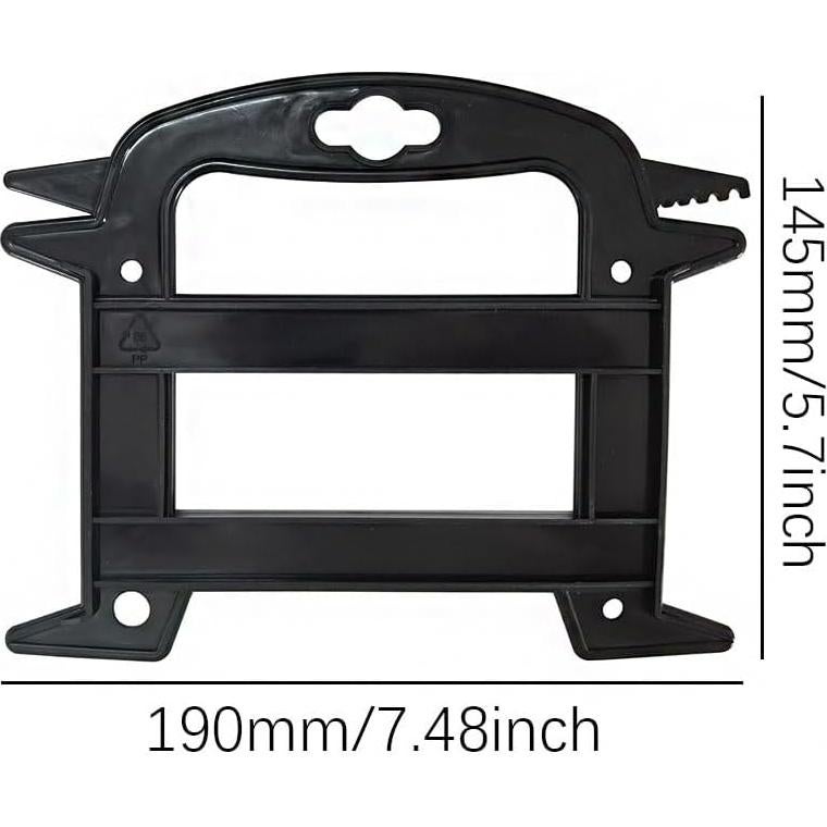 Enrollador de Cuerda Hnfotoy 8PCS Negro - Organizador de Cables