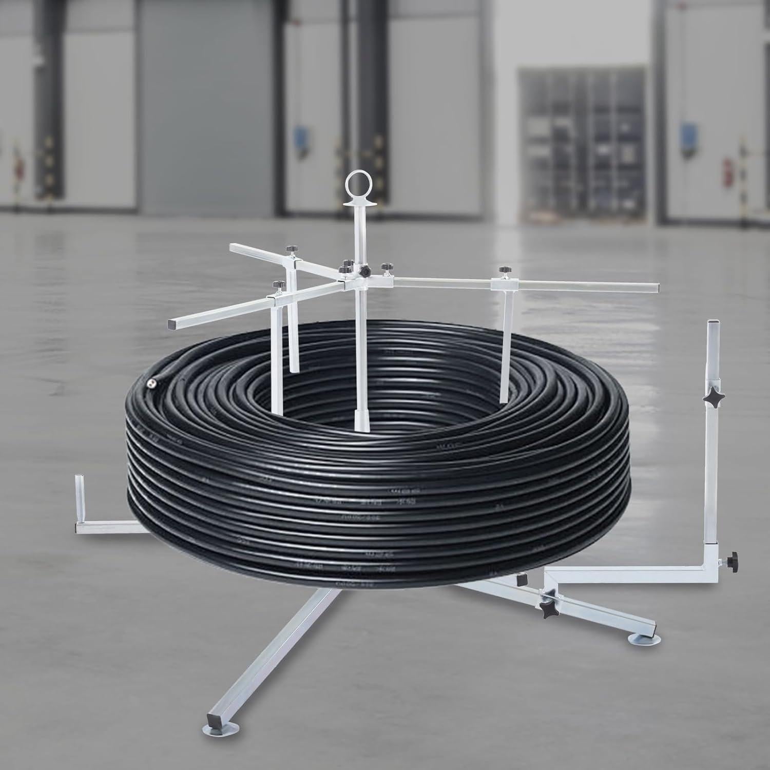 Dispensador de Bobinas de Tubería XUFOPLY 600m Ajustable