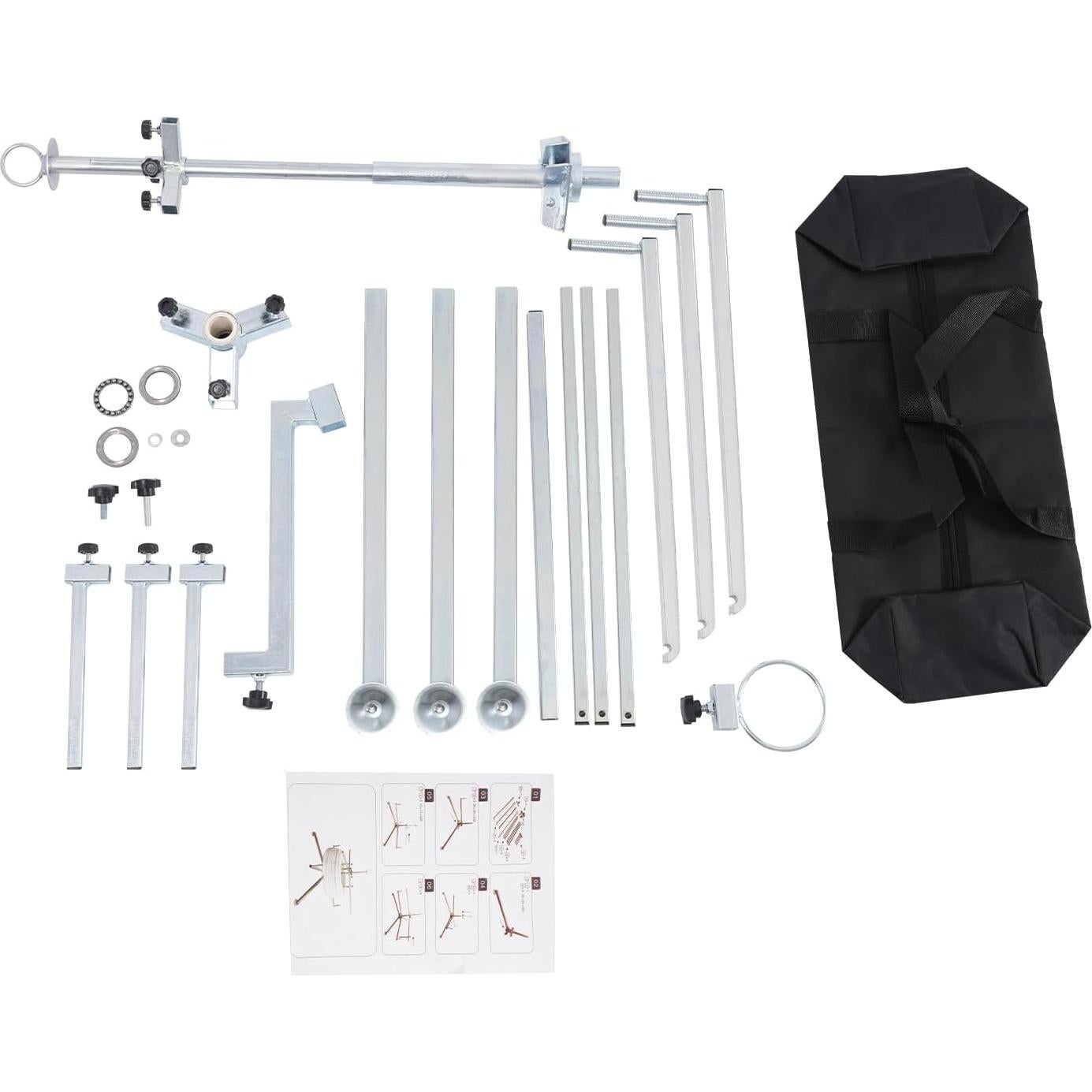 Dispensador de Bobinas de Tubería XUFOPLY 600m Ajustable