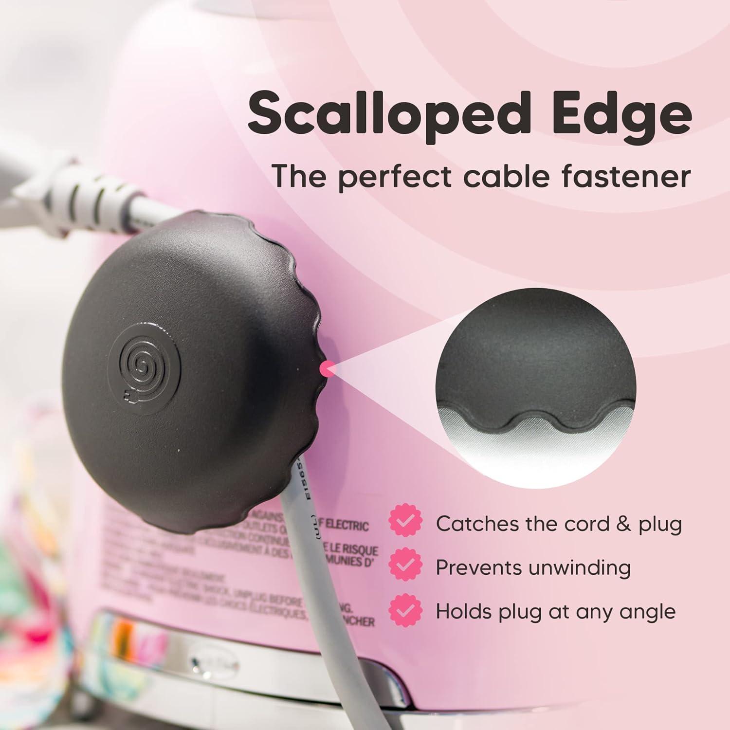 Organizador de Cables Resistente al Calor - Paquete de 2 Negro