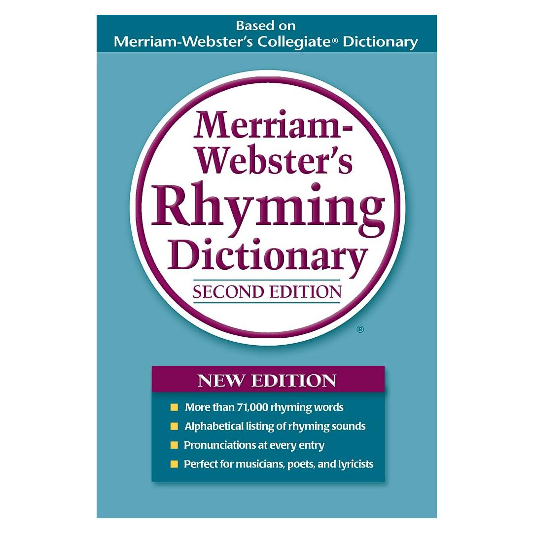 Merriam-Webster's Rhyming Dictionary, Second Edition, Trade Paperback