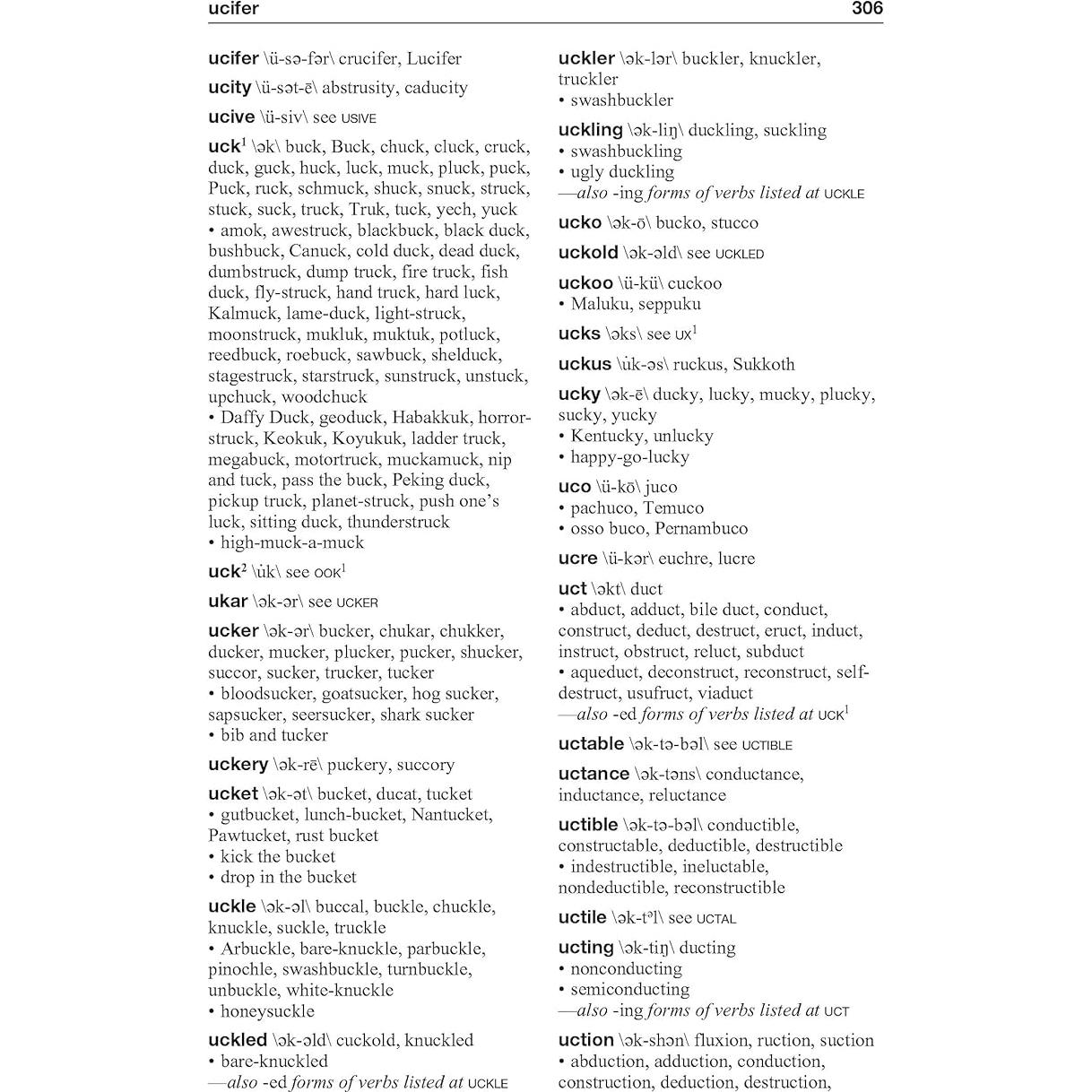 Merriam-Webster's Rhyming Dictionary, Second Edition, Trade Paperback