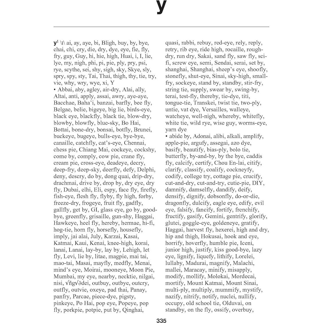 Merriam-Webster's Rhyming Dictionary, Second Edition, Trade Paperback