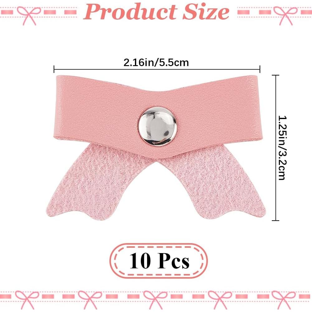 10 Pcs Clips Organizadores de Cables GORGECRAFT Rosa PU