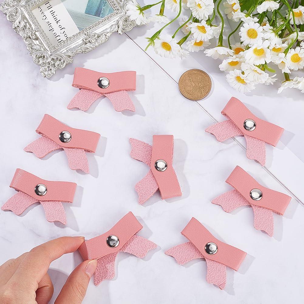 10 Pcs Clips Organizadores de Cables GORGECRAFT Rosa PU