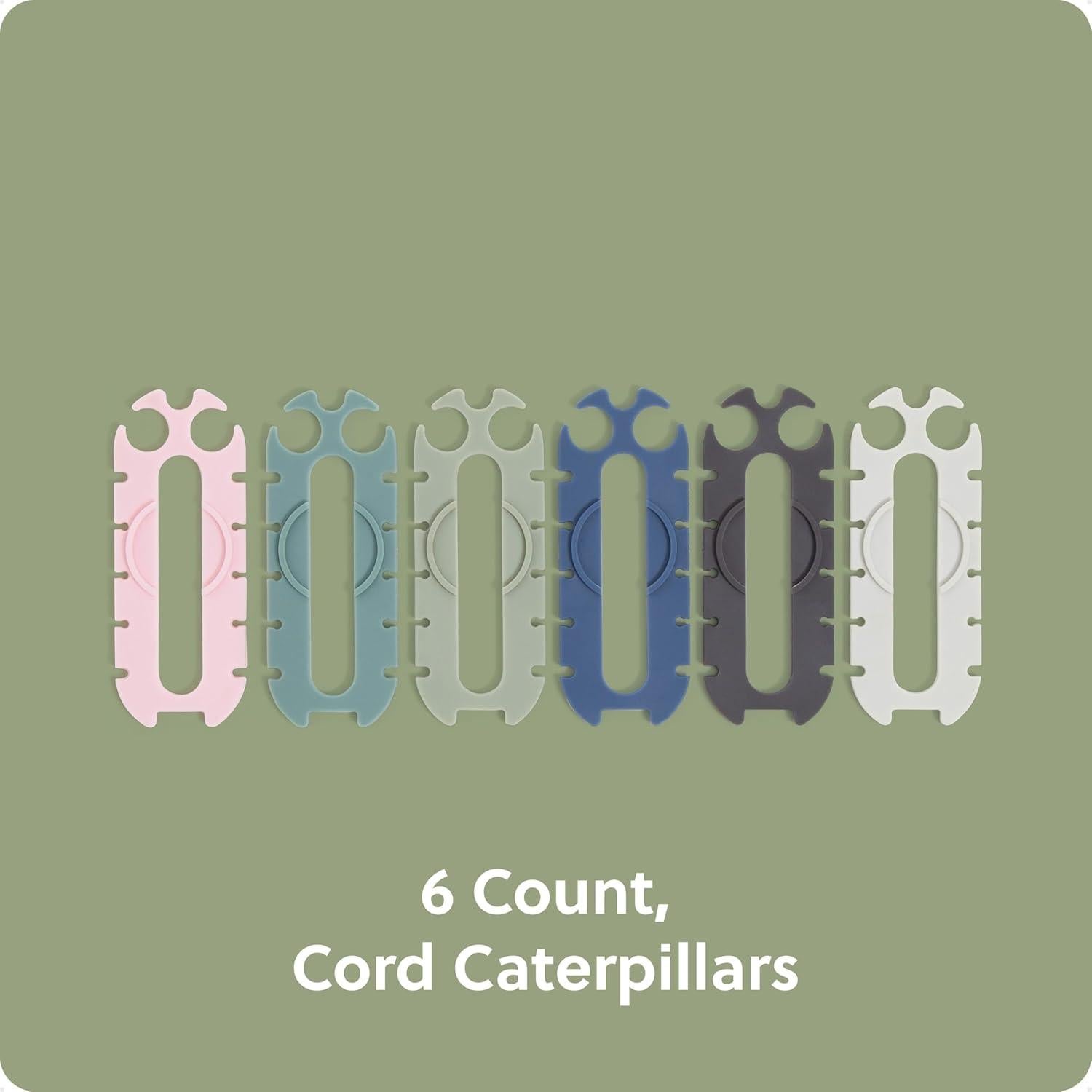 Set de 6 Organizadores de Cables U Brands para Auriculares