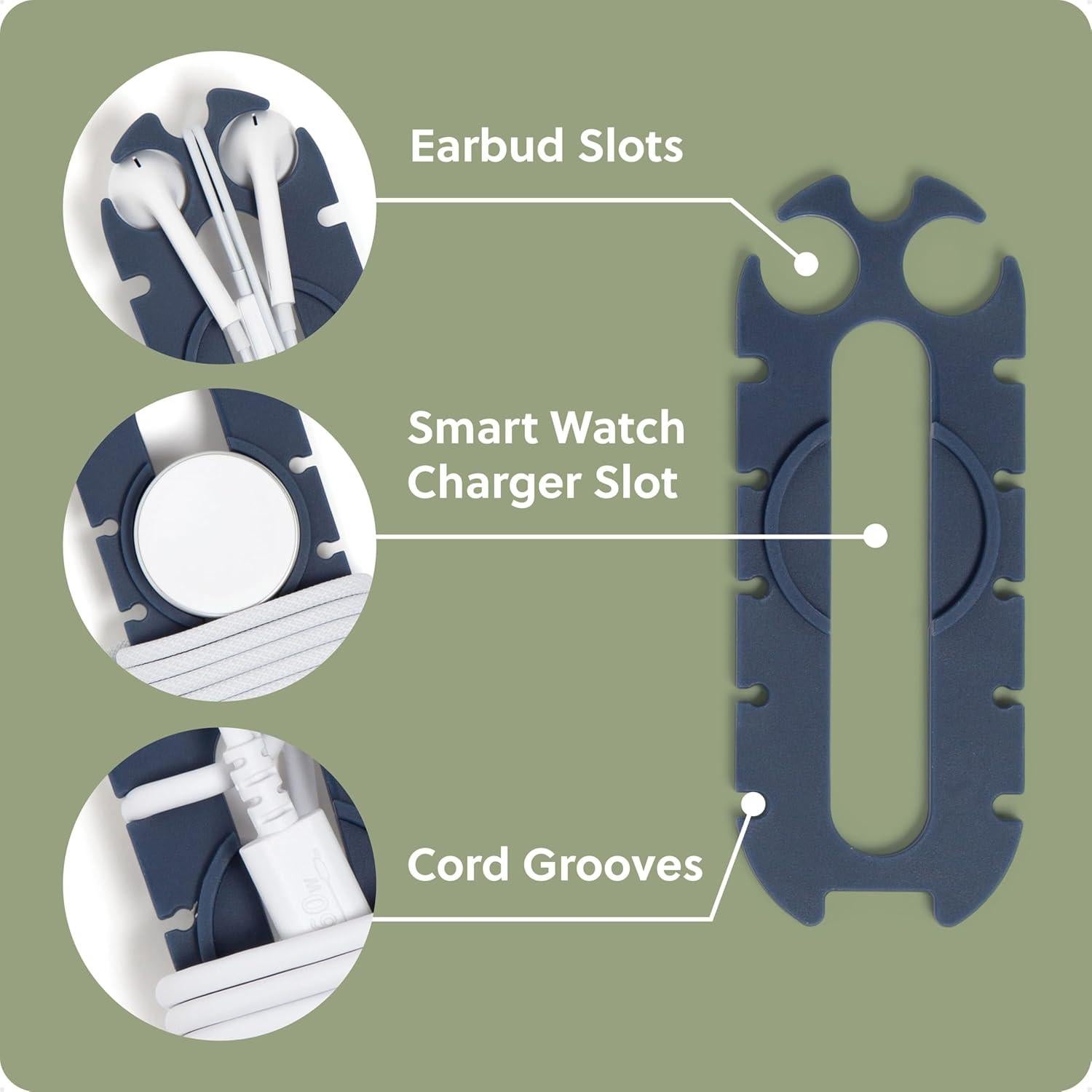 Set de 6 Organizadores de Cables U Brands para Auriculares