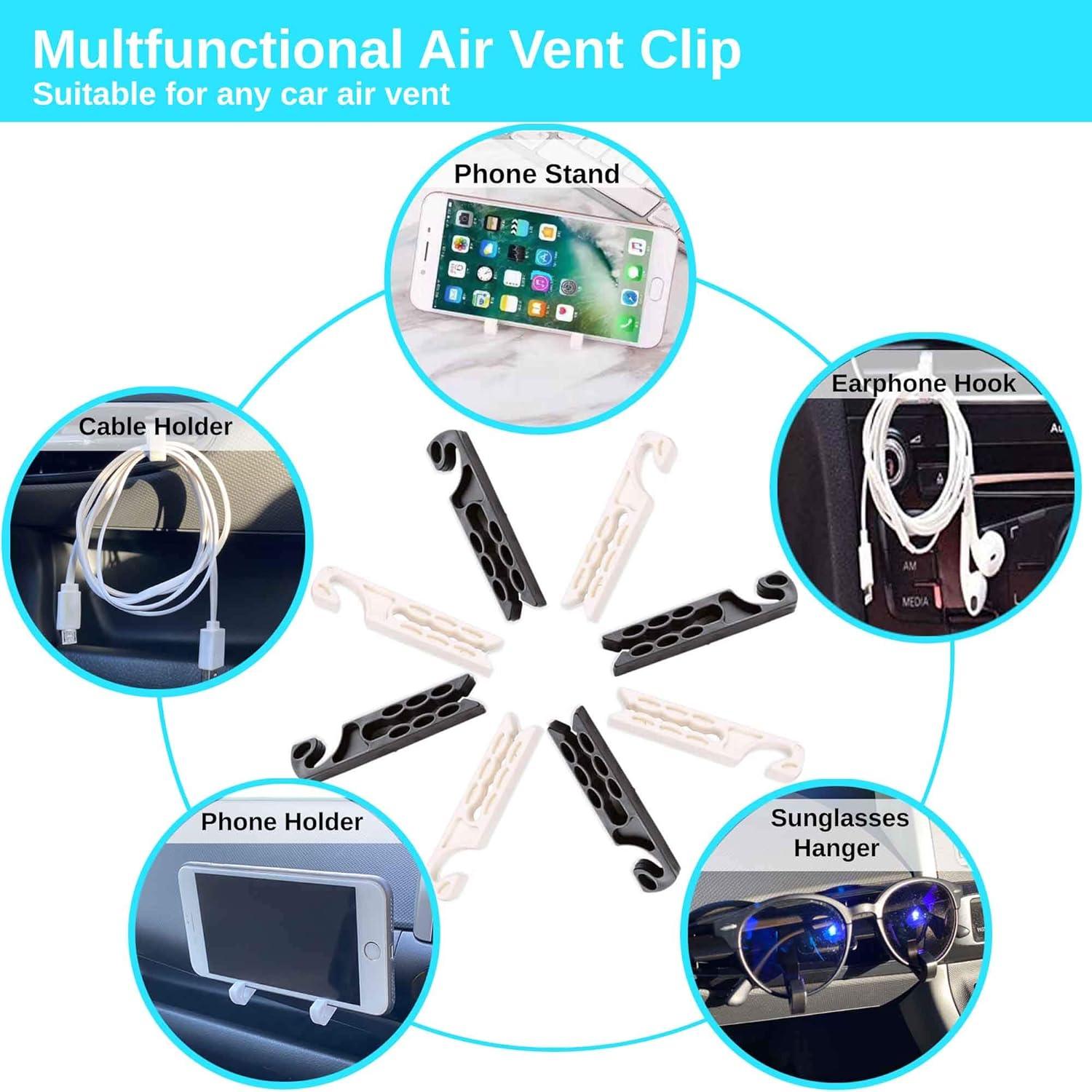 Soporte para Gafas y Organizador de Cables Randconcept - Negro y Blanco