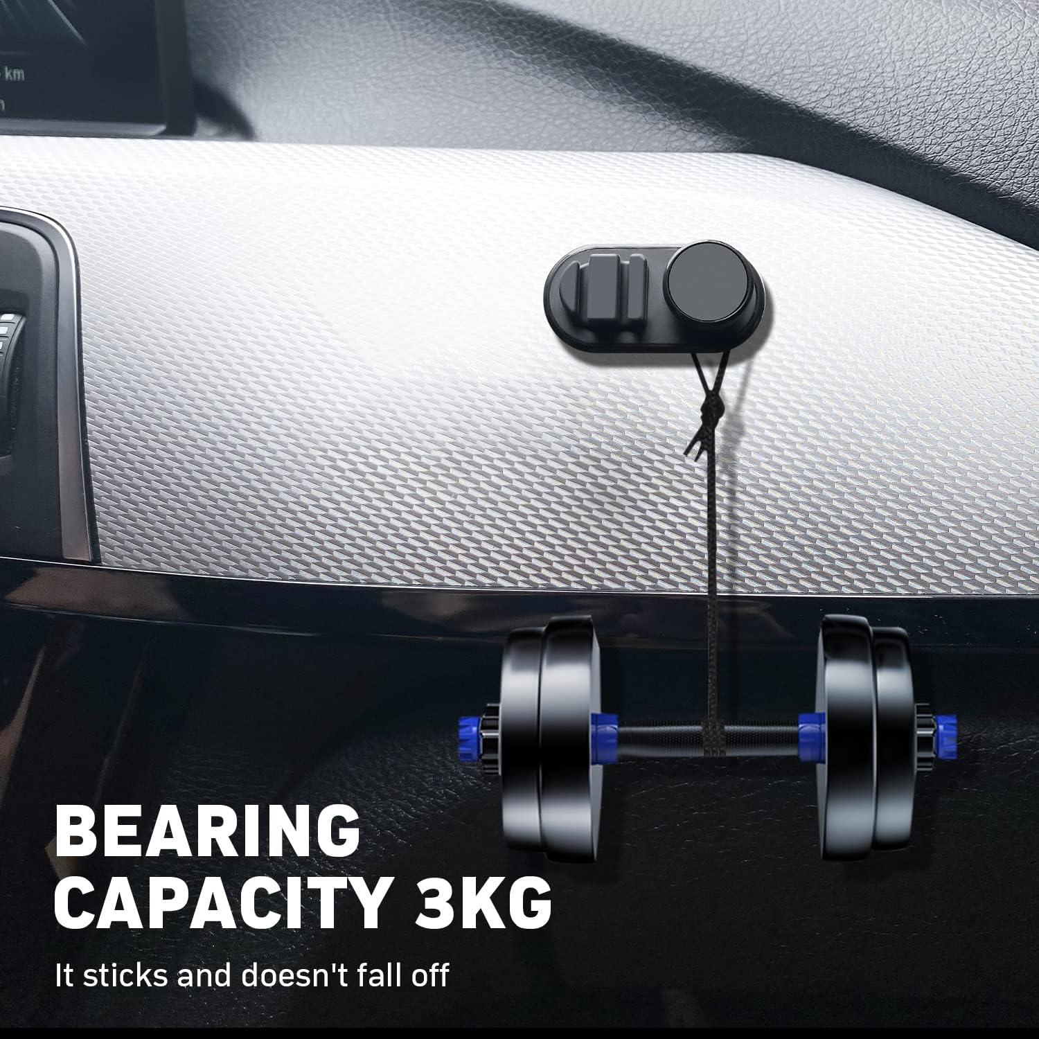 Soporte de Gancho para Coche Genérico 4 Pack - Organizador de Llaves y Cables